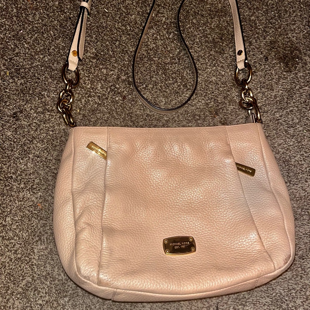 Michael Kors Hallie Dusty Rose messenger crossbody